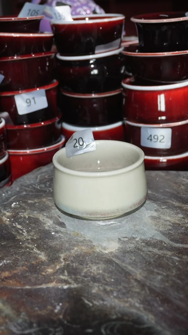 摆件陶精品窑变钧瓷茶器