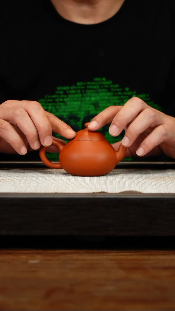 茶壶紫砂朱泥小梨