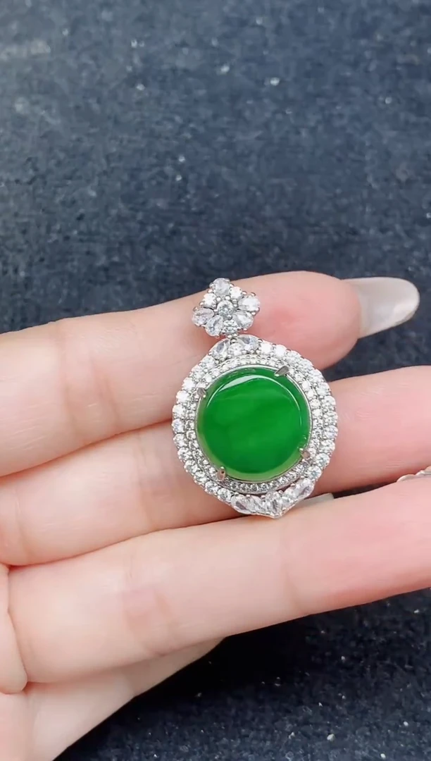 颈饰未镶嵌翡翠天然A货翡翠 保A保真（多样性发其一）