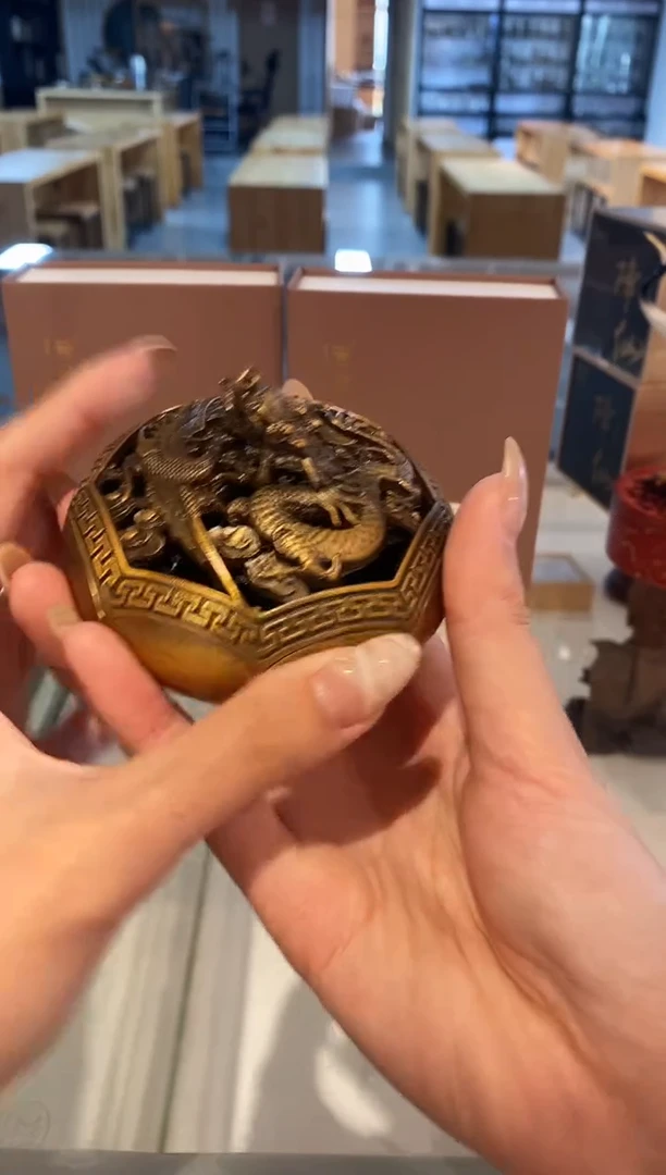 香篆1抖音旗舰-龙涎2H40片*2+龙首盘香炉