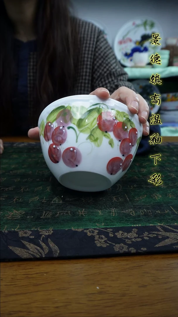 其他景德镇高温瓷（玉泥蜻蜓小碗）