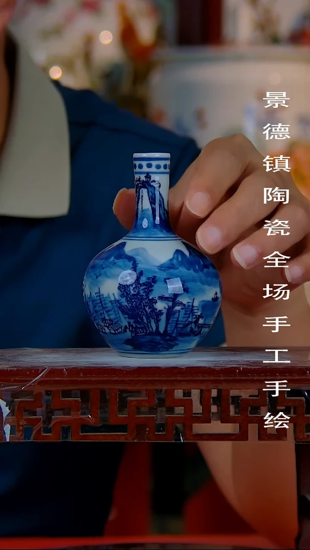 摆件景德镇陶瓷 全场手工手绘