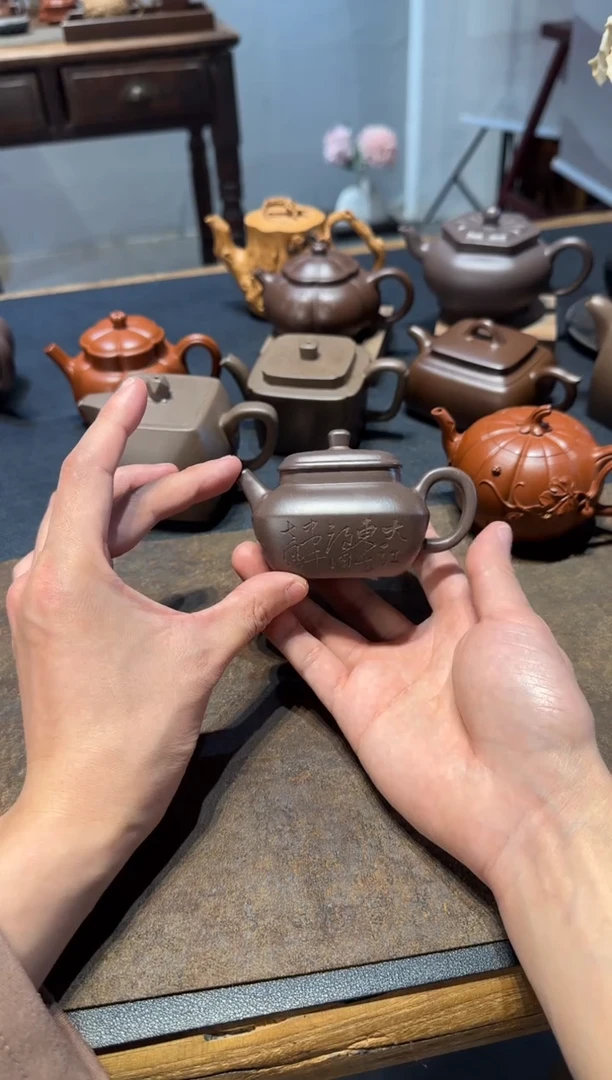 茶壶紫砂張天青合欢