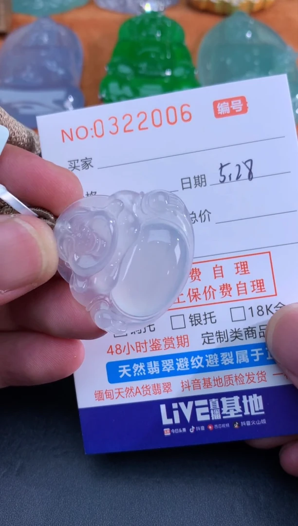 翡翠未镶嵌颈饰天然A货翡翠