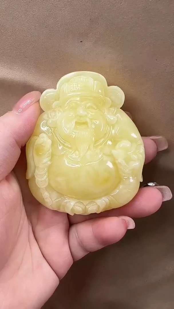 琥珀颈饰未镶嵌吊坠