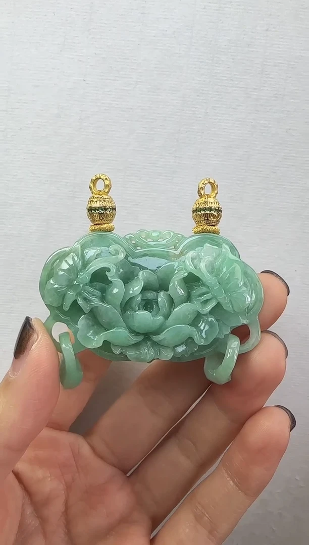 颈饰未镶嵌翡翠国风翡翠