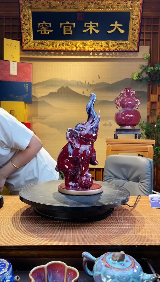 摆件大宋官窑【小福象】富贵吉祥