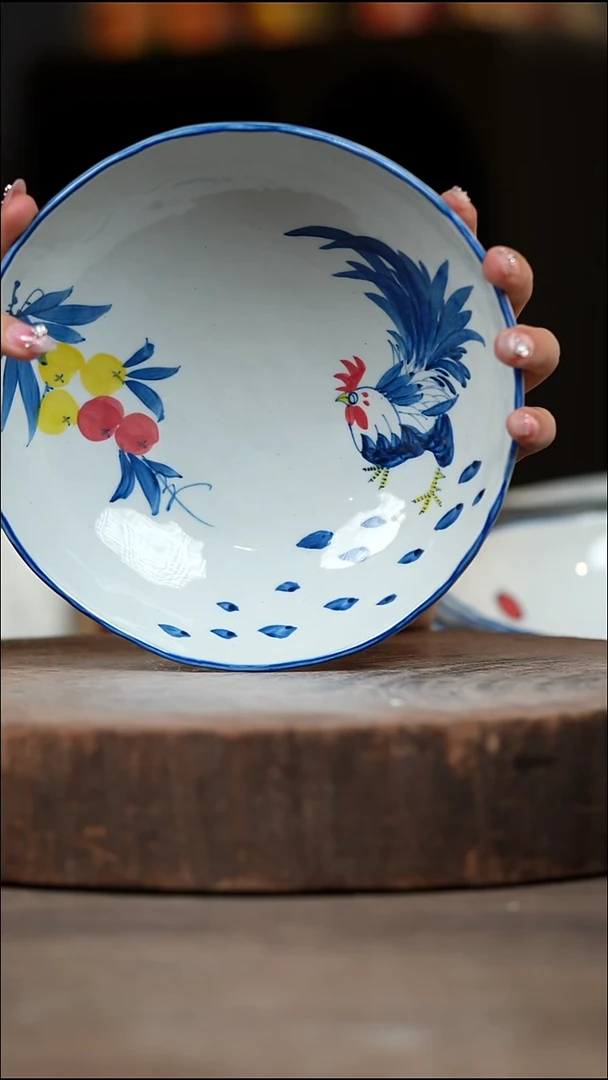 瓷片景德镇高温釉下彩（食品级）