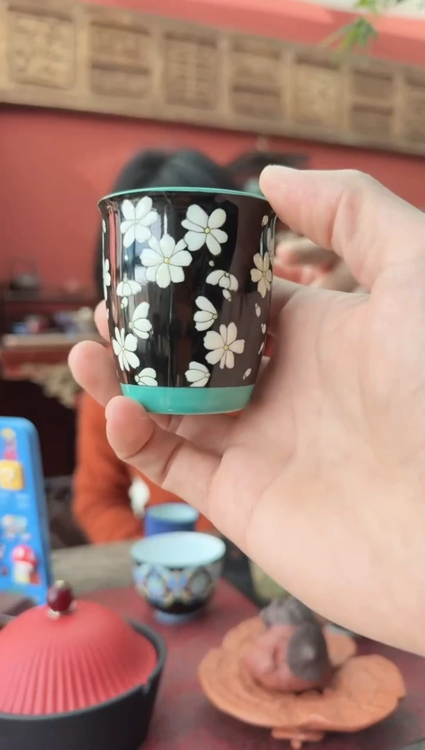 摆件陶板娘的茶茶具