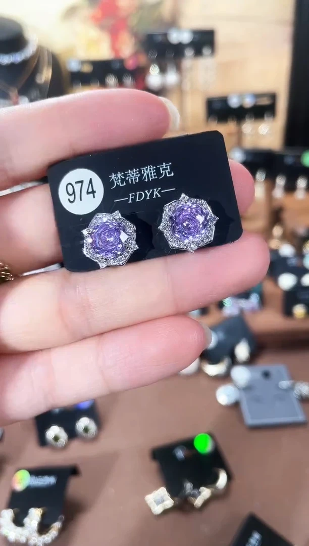 合金925银锆石梵974