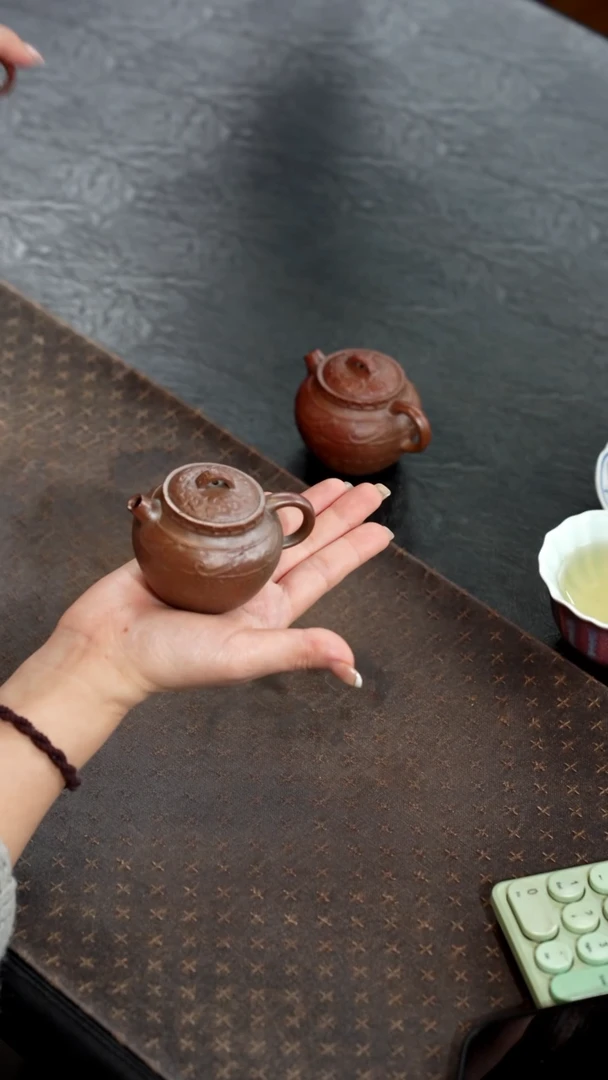 茶壶紫砂柴烧紫泥青铜律100cc