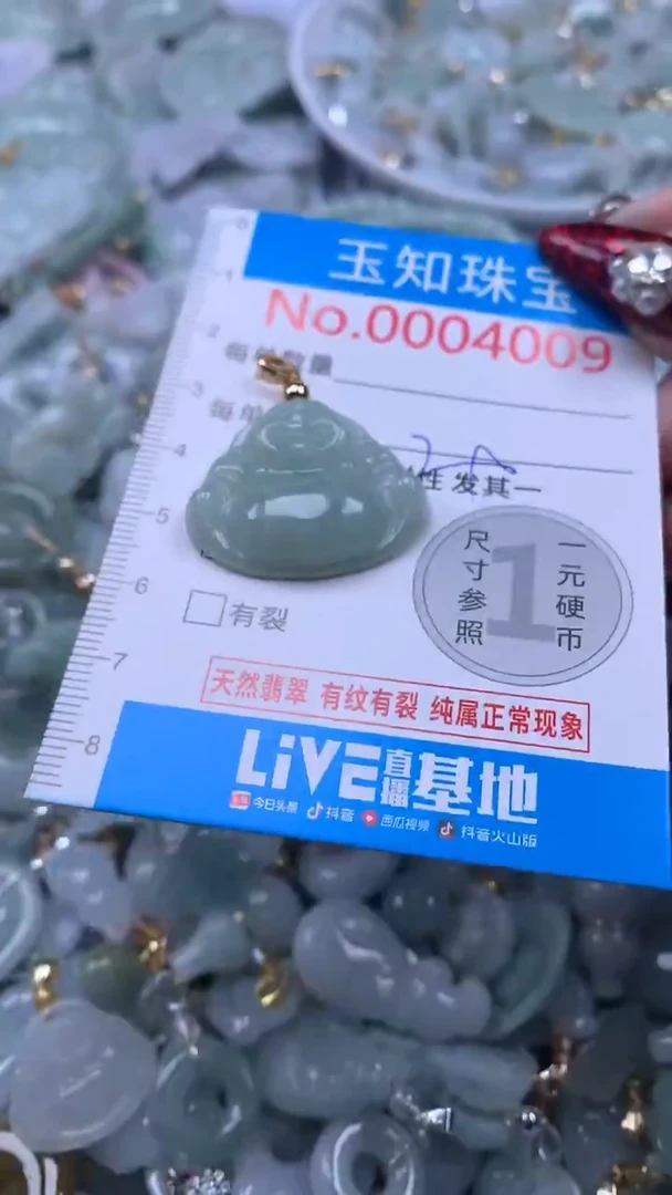 吊坠(不含链)未镶嵌翡翠4009