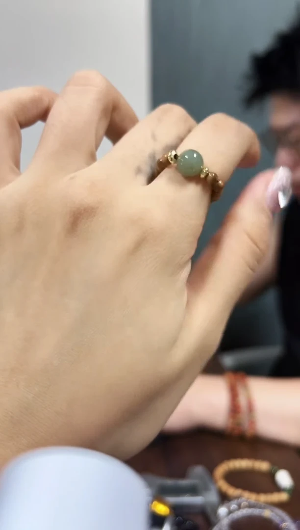 和田玉戒指未镶嵌和田库克戒指