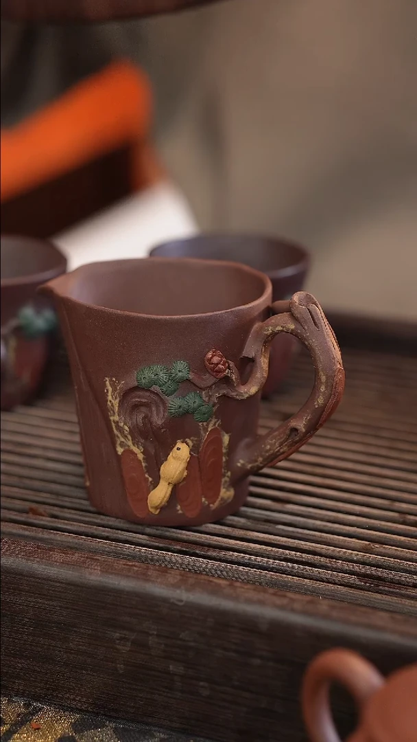 茶壶紫砂原矿手工制作全手工200毫升