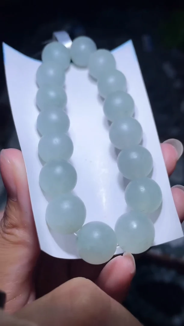 未镶嵌定制翡翠天然缅甸翡翠手串60