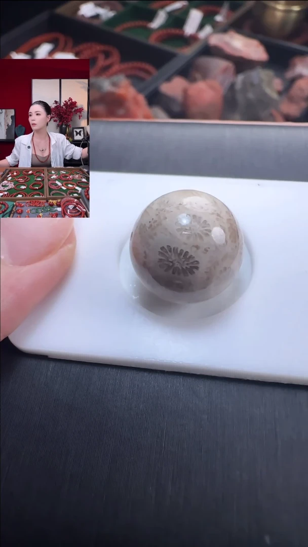 硅化珊瑚（珊瑚玉）未镶嵌吊坠(不含链)妍***妈单珠多样性发货