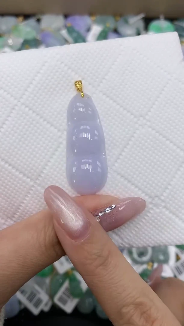 颈饰银S925镶嵌翡翠a货百元一下同包裹多件发出的只收取一单运费