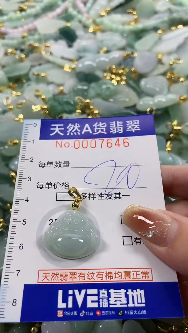 颈饰未镶嵌翡翠天然A货翡翠