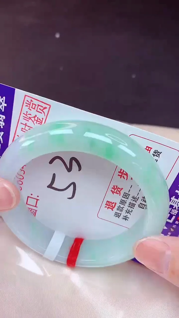 未镶嵌手镯翡翠53（48小时鉴赏期 ）