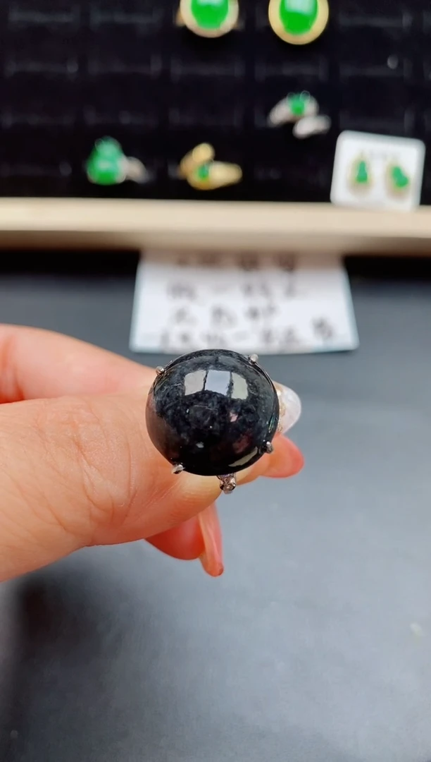 【闪购商品】翡翠戒指银S925镶嵌508050
