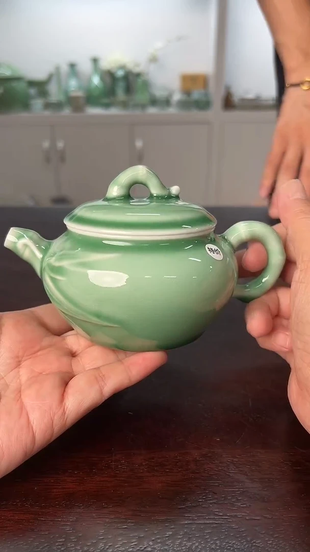 龙泉云间青瓷小米茶器