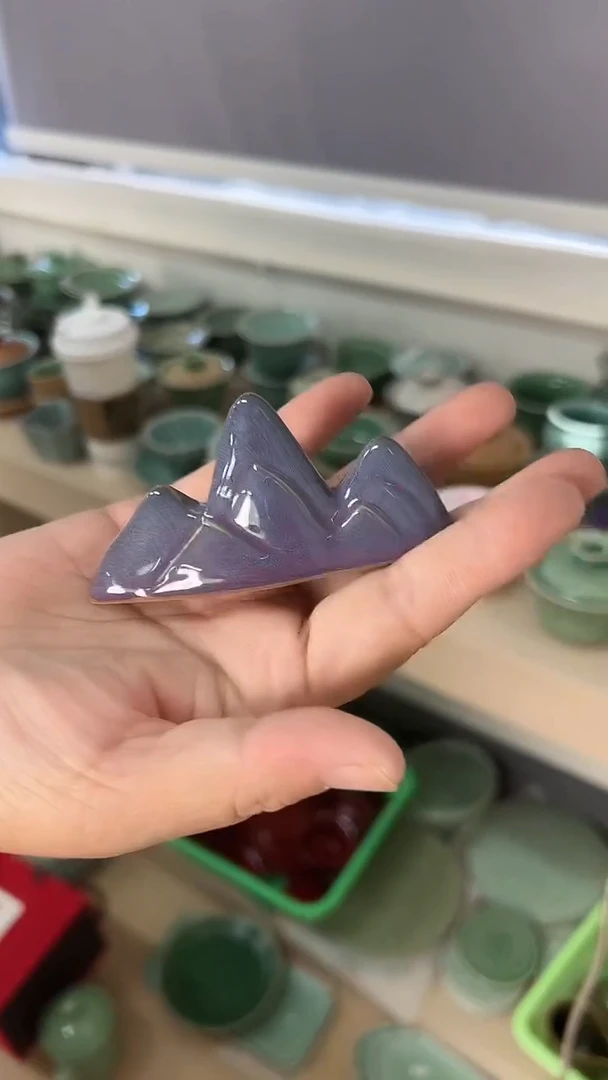 龙泉云间青瓷小米茶器