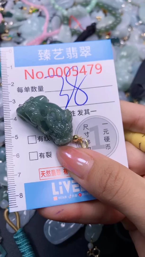 颈饰未镶嵌翡翠5479