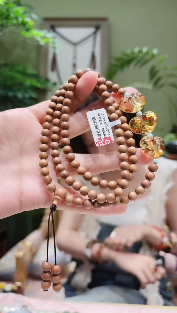 手串檀香木未镶嵌老山檀项链A0924-7多样性发货