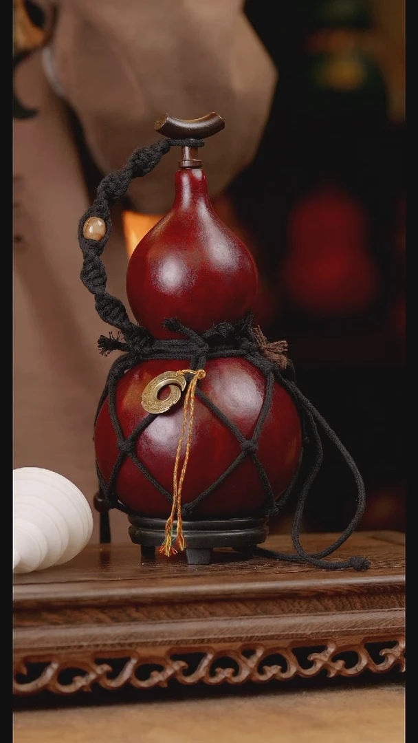 226号精品天然大漆酒葫芦一物一拍~