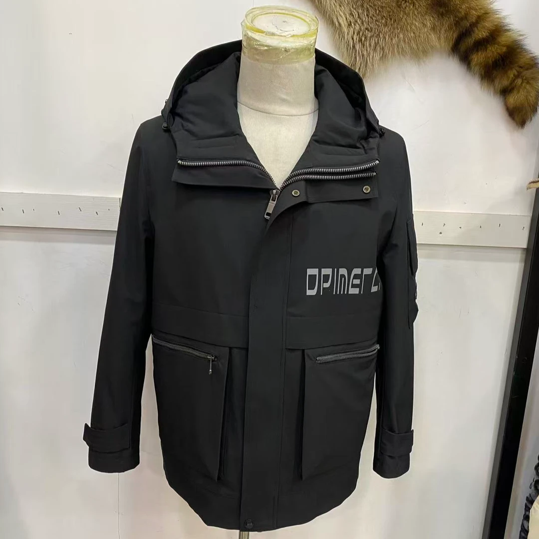 一衣穿三季三穿托斯卡纳工装户外潮牌皮草外套A215