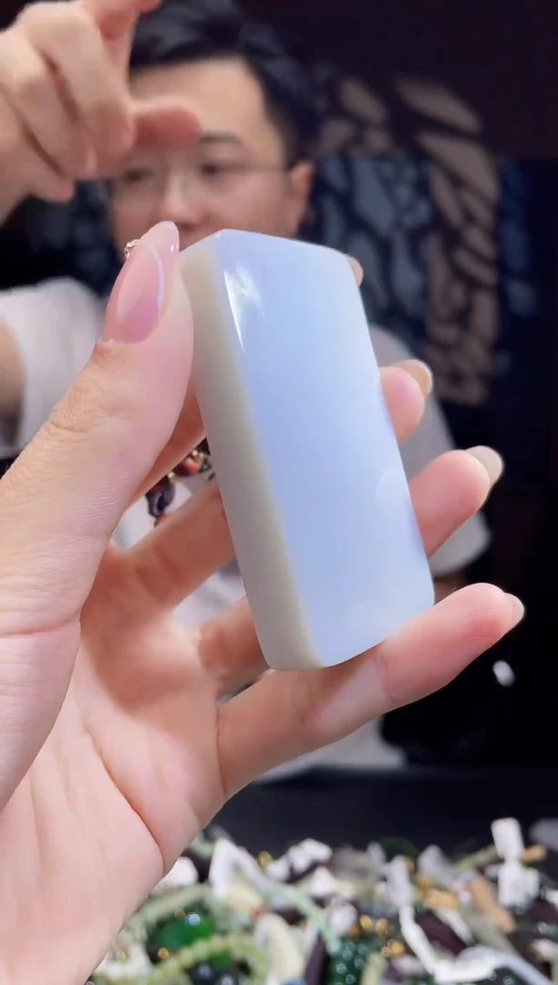 和田玉未镶嵌挂件拍一发一