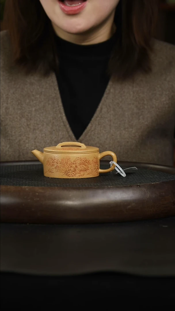 茶壶紫砂16 黄金段 汉瓦