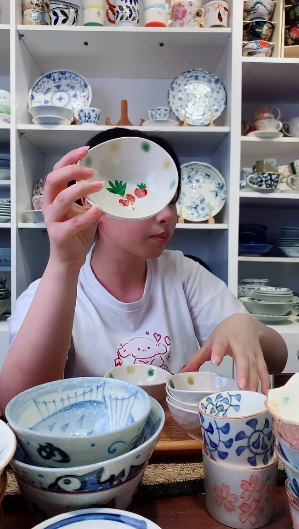 陶瓷日本进口红萝卜小钵