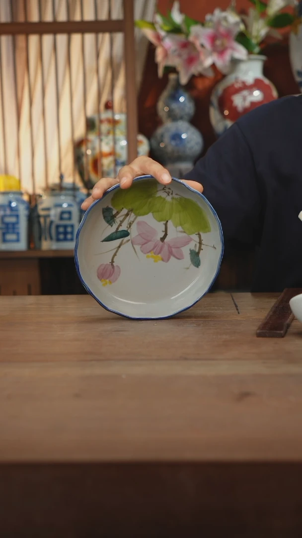瓷片景德镇设计师釉下手绘陶瓷餐具