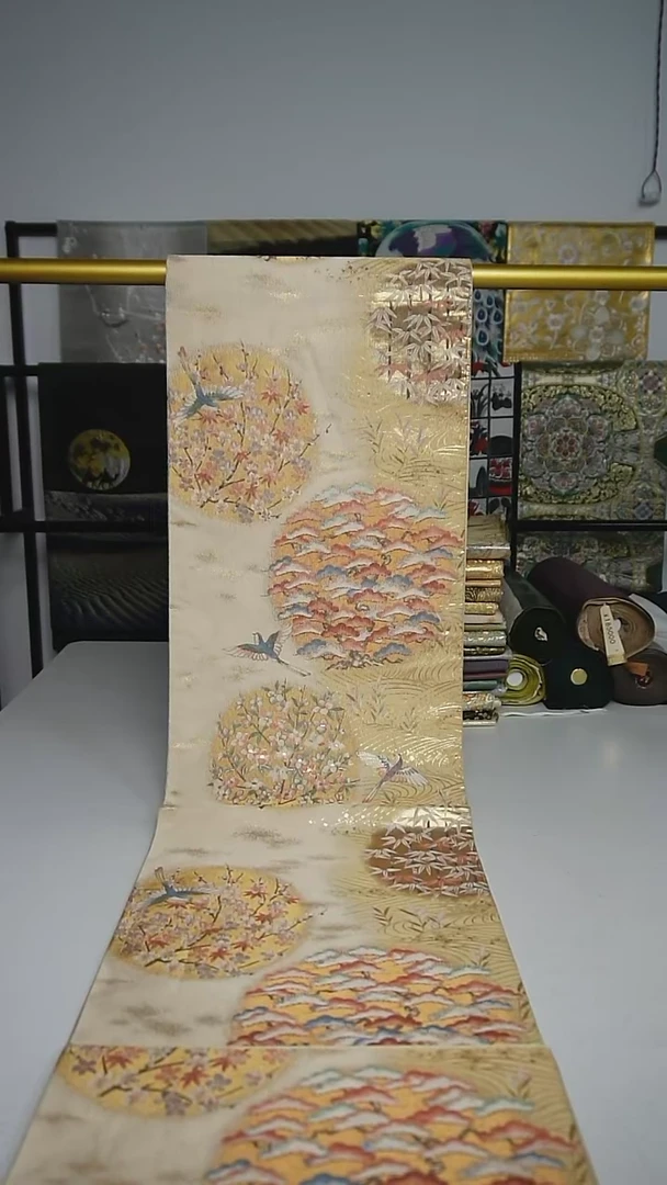 【闪购商品】织绣80 六通团花花鸟