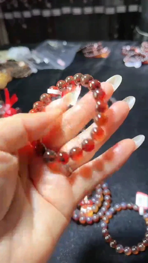 未镶嵌琥珀手串规格微瑕9血珀灵草手串#