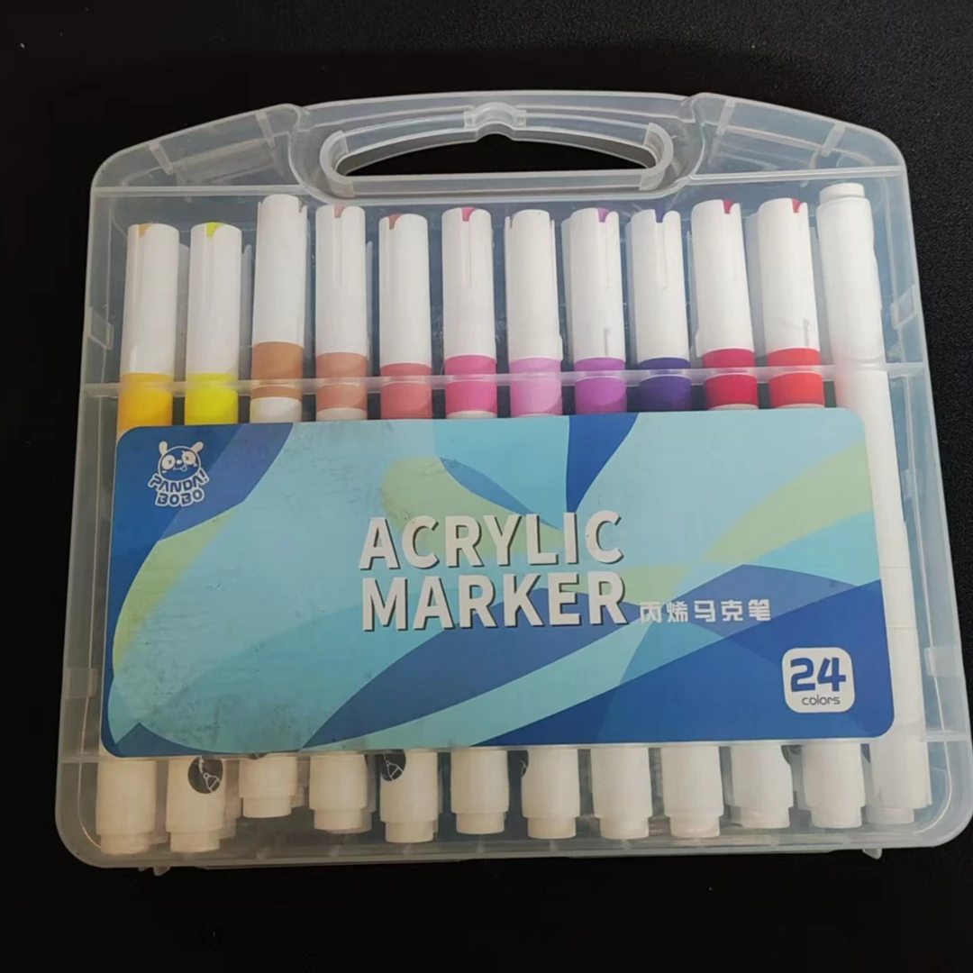 熊猫24色丙烯马克笔-1盒
