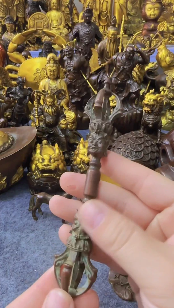 老黄黄铜摆件装饰品