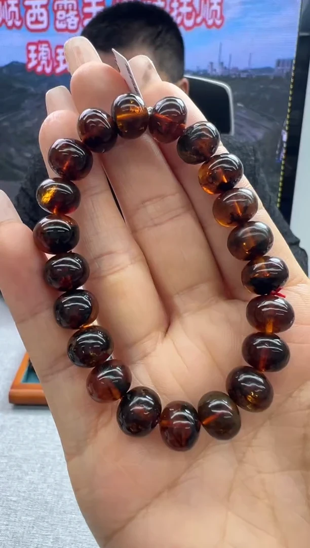 【闪购商品】琥珀手链未镶嵌4秒拍号