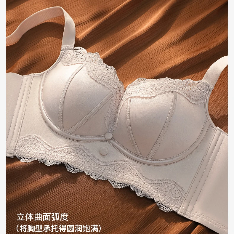 【镇店之宝】小胸聚拢内衣收副乳防下垂调整型夏季透气无钢圈文胸