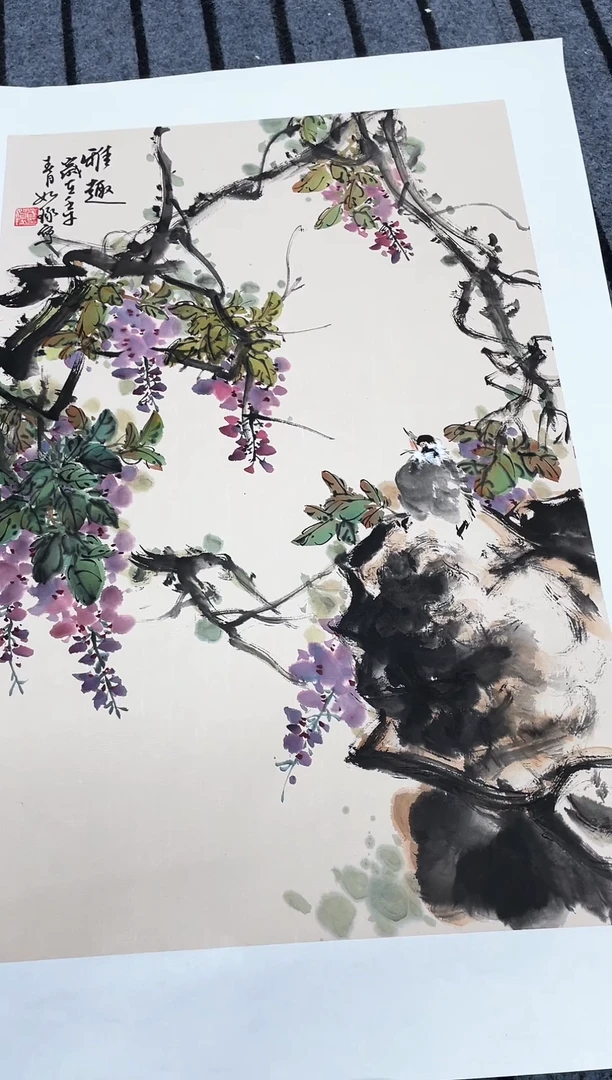 精品国画花鸟作品