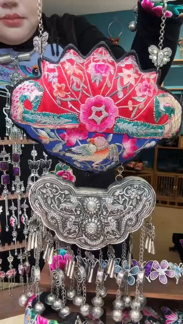 刺绣纯手工民族风刺绣绣包