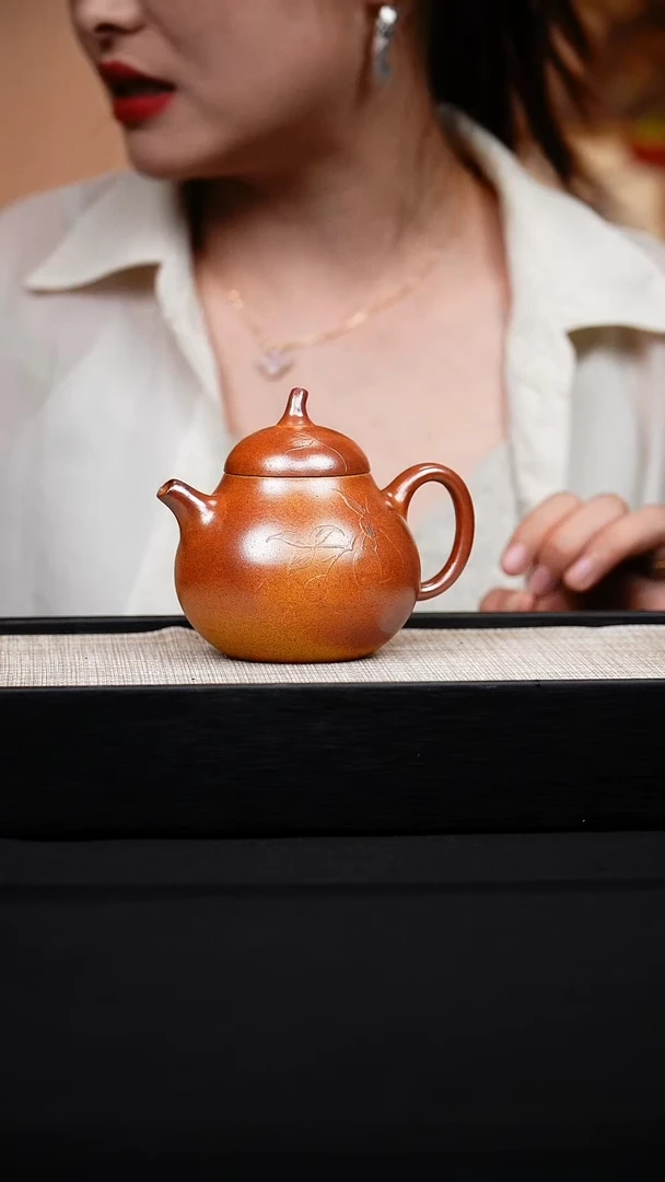 茶壶紫砂柴烧 茄瓜