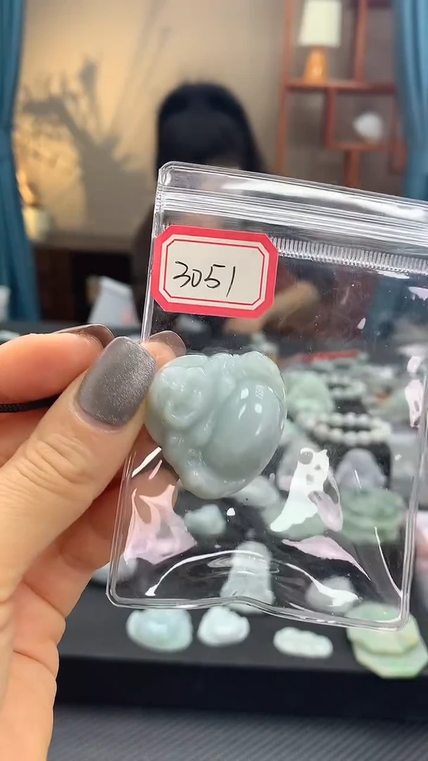 颈饰未镶嵌翡翠佛公3051