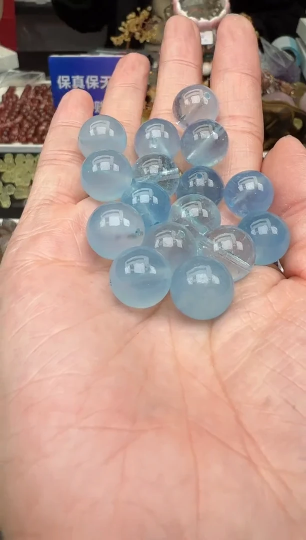 【闪购商品】海蓝宝石裸石未镶嵌70a多样性发其一/1.27/1个12M