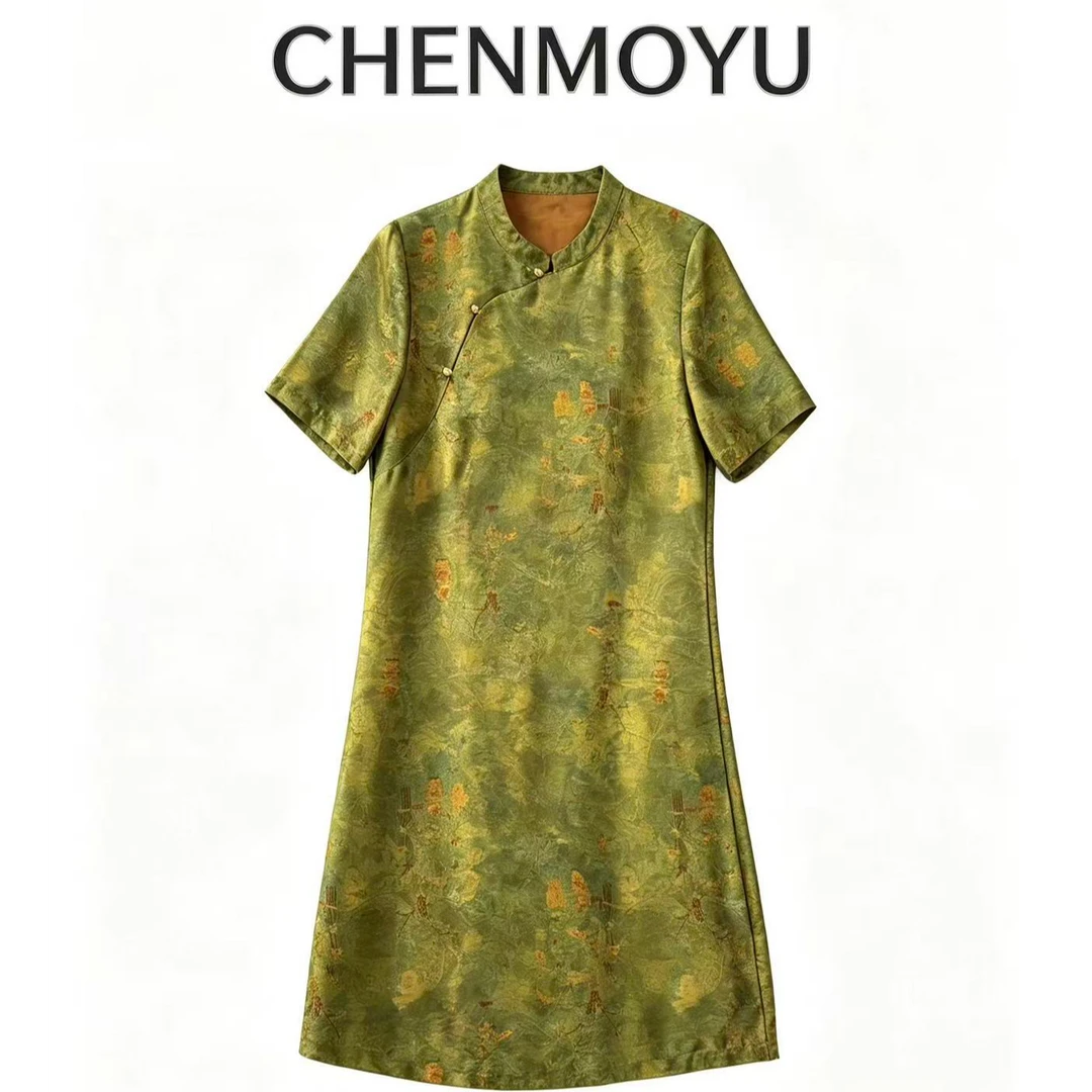 清货CHENMOYU【绿野仙踪】-高品质! 国风连衣裙-25888219