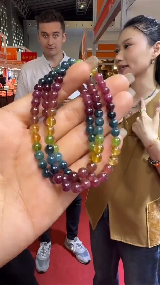 未镶嵌颈饰碧玺上海珠宝展假一罚十5mm