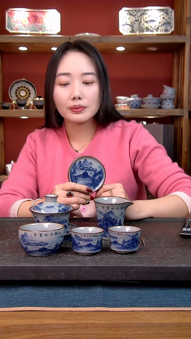 简装家用款6件套 老陶泥开片纹陶瓷茶具
