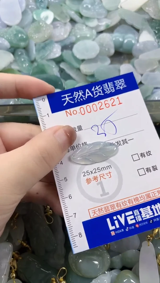 颈饰未镶嵌翡翠小*花天然A货翡翠