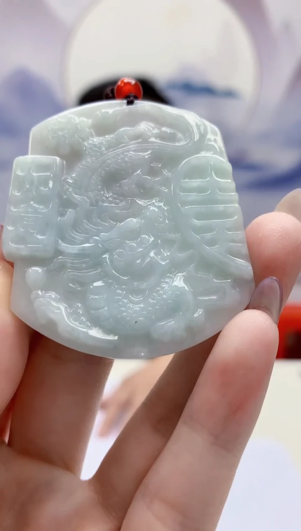 翡翠未镶嵌颈饰4812jw-jj挂件3